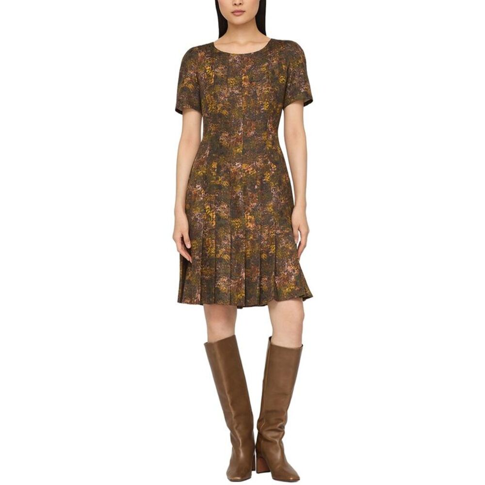 Lafayette 148 New York Womens Silk & Wool Dress